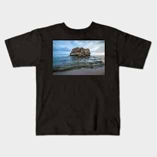 Big rock beach sunset Kids T-Shirt